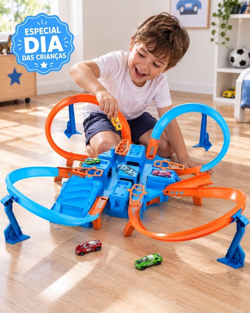 TurboCar™ – Mega Pista Radical | 3 Carrinhos