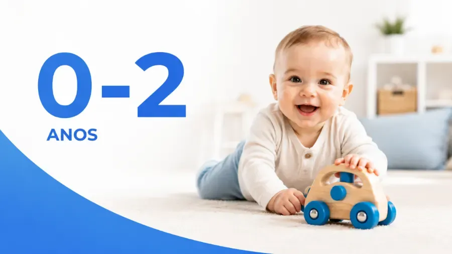 Brinquedos para 0 a 2 anos