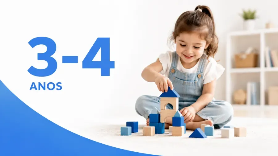 Brinquedos para 3 a 4 anos