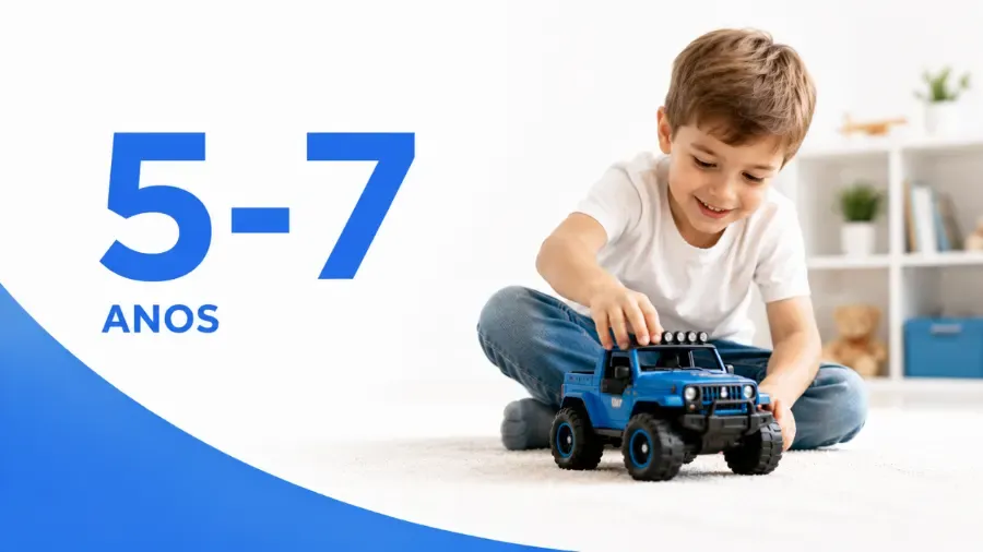 Brinquedos para 5 a 7 anos