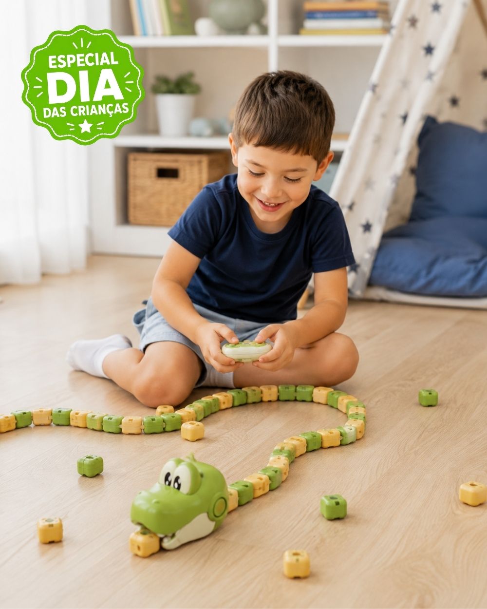 SnakeFun™ – Jogo Interativo | Kit 2 Cobrinhas + 2 Controles