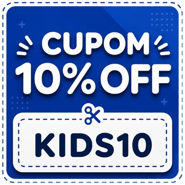 Cupom de 10% off KIDS10
