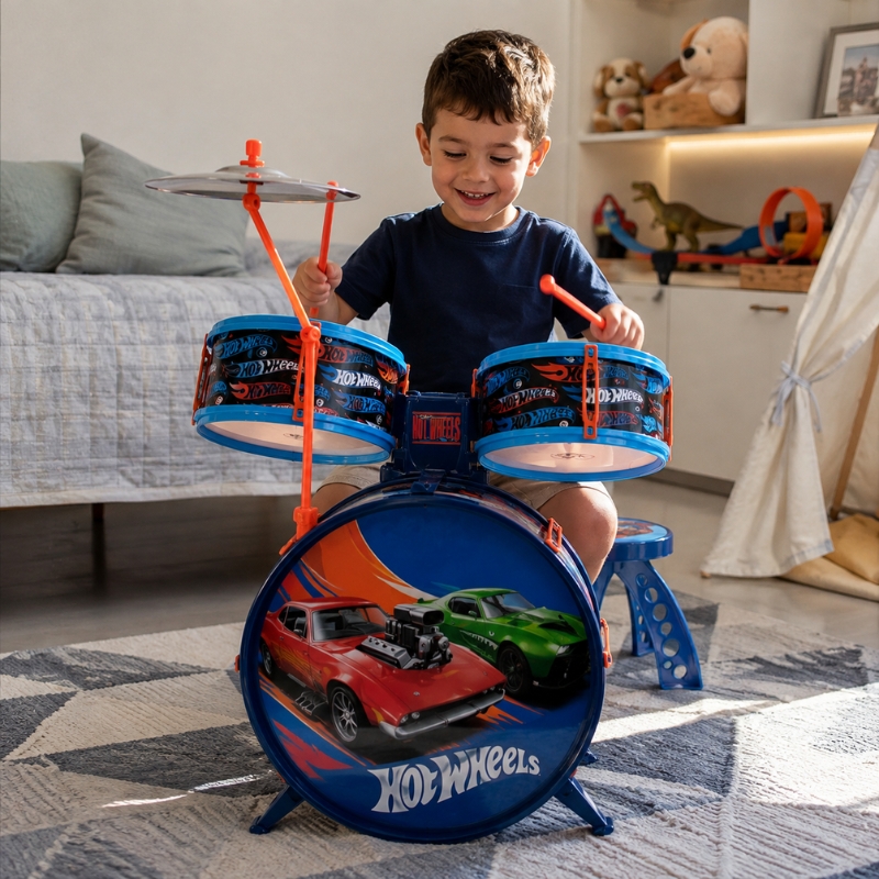Transforme o amor do seu pequeno pela música em momentos de pura diversão